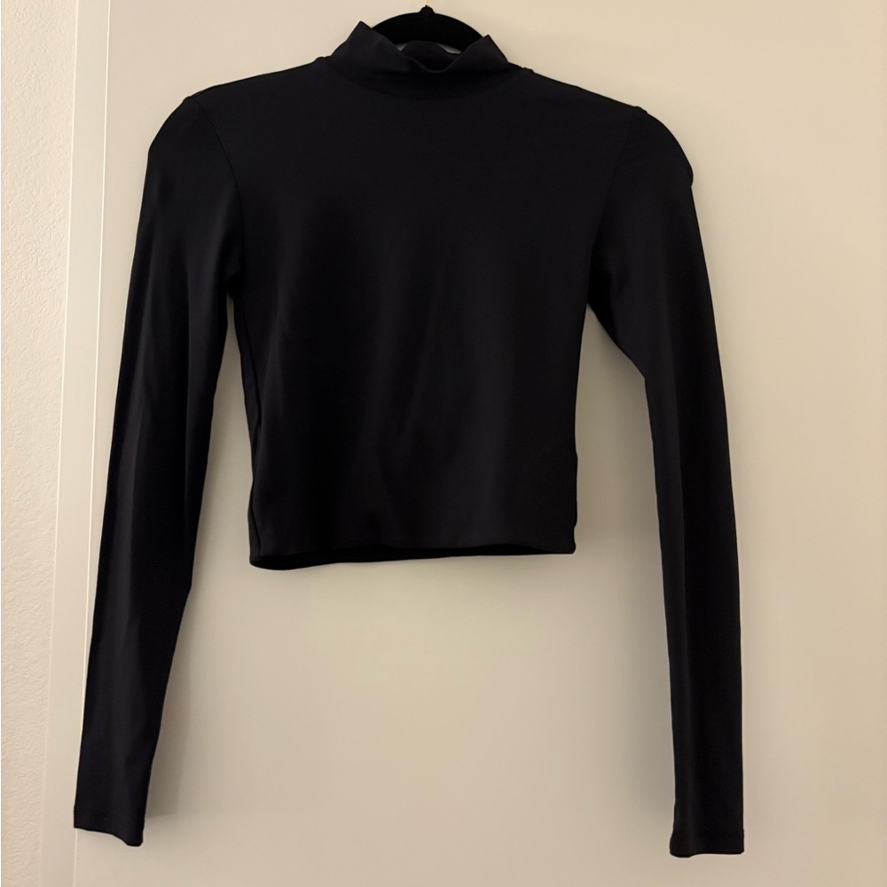 Babaton mock turtleneck contour top
